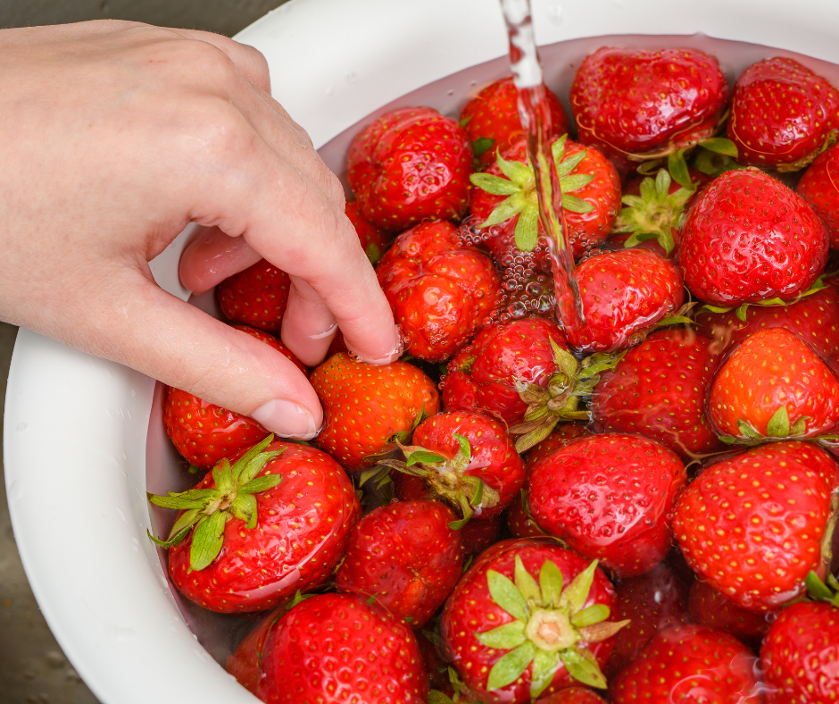 pesticidas en frutillas