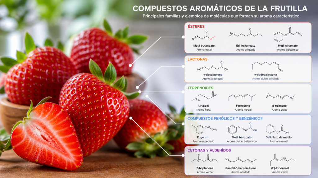 aroma de la frutilla